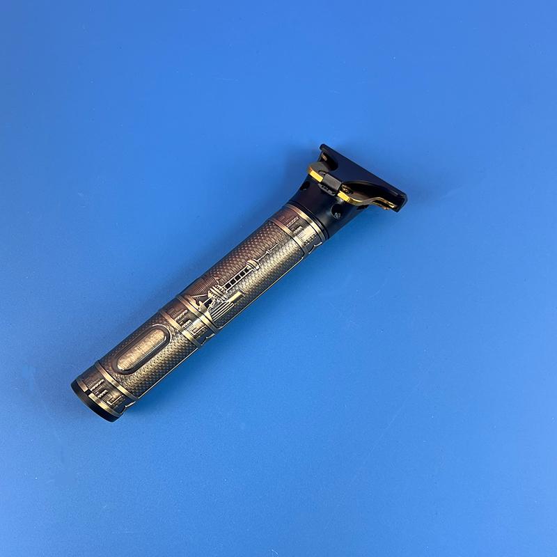 Professional Hair Trimmer Cordless Rechargeable Edgers Clippers Electric Beard Trimmer Zero Gapped T-Blade Trimmer