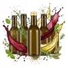 50X Butelka Szklana Na Wino 200Ml Ciemne Szkło Na Wino Próbki Prezent Sok
