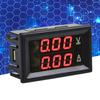 3 Digit DC 0 100V 50A 10A Voltmeter Ammeter Gauge Dual LED Panel (Red & Red 10A)