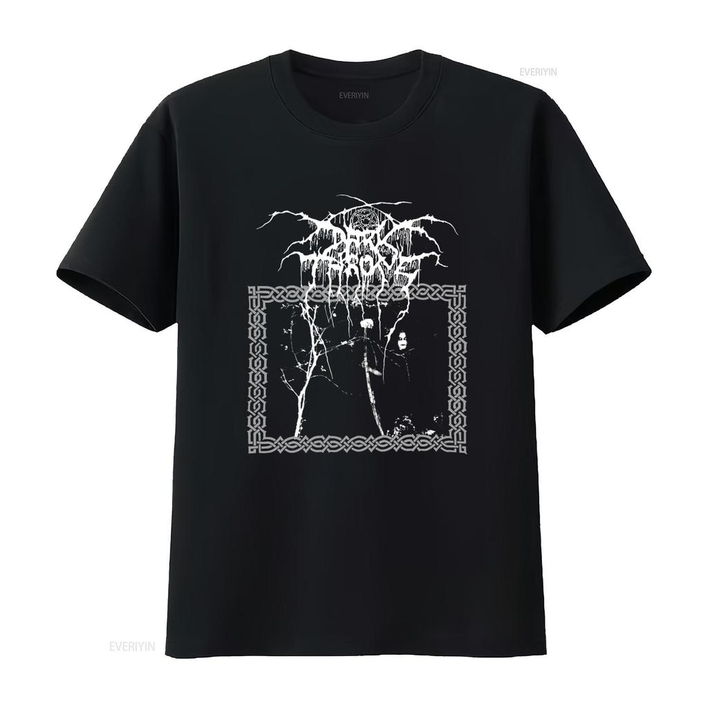 1993 DARKTHRONE TAAKEFERD 90s Vintage Death Metal T Shirt Rare Size XL vintage Washed streetwear graphic Unisex Breathable