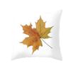 Autumn Maple Leaf Fresh Printing Pattern Polyester Cushion Cover for Home Living Room Sofa Bedroom Decoration Pillow Cover