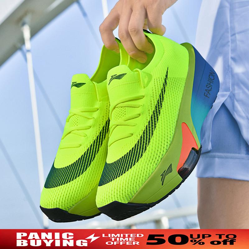 Fashion Shoes Cswo01 Men's Shoes Air Cushion Runner Trainers Tenis Plate Sports Running Shoes Wo Athletic Speciality Marathon Sneakers Cm