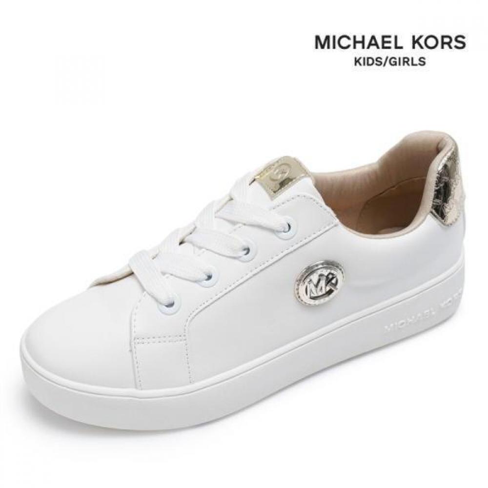 Michael Kors White Gold Sneakers Kids Girls Mk101063qcw white gold/225
