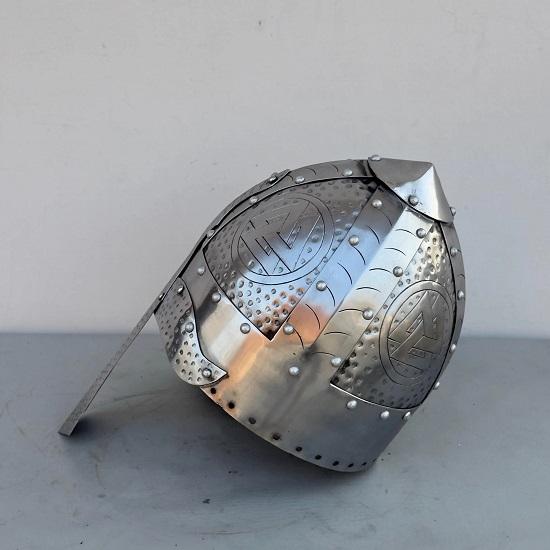 Medieval Knight Norse Viking Helmet Norman Nasal Helmet Larp Costume Cosplay Roleplay