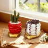 Creative Hand Holding Heart Flowerpot Green Potted Plants Container Home Courtyard Garden Decor Handicrafts Ornament