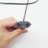 EU/Brazil Standard 90° Bent Figure-8 Pure Copper Power Cord, 0.75mm².