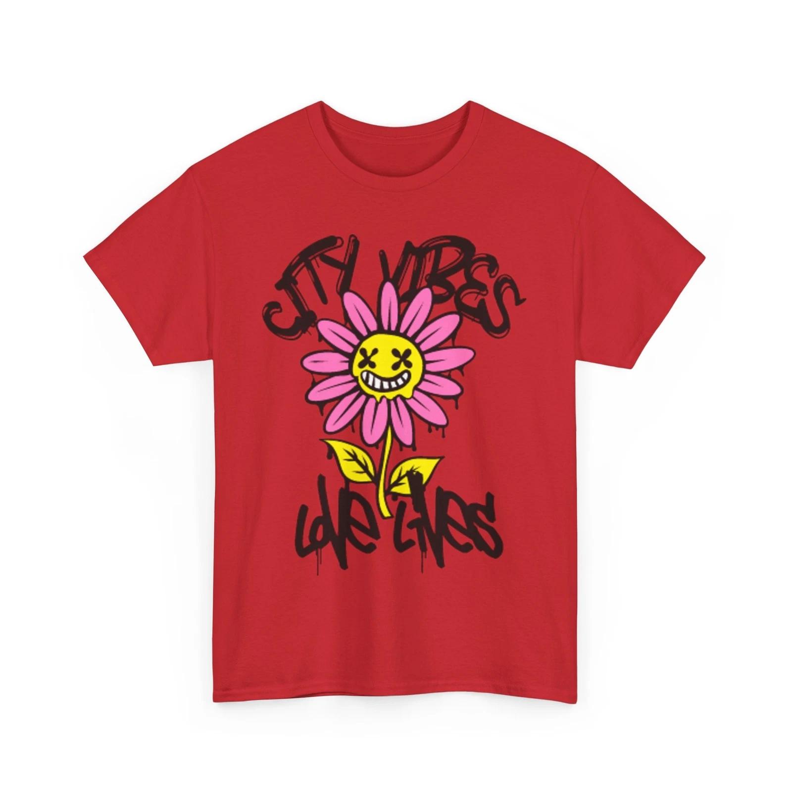 City Skyline T-Shirt | Urban Streetwear Tee | City Vibes Love Lives Urban Shirt 2XL