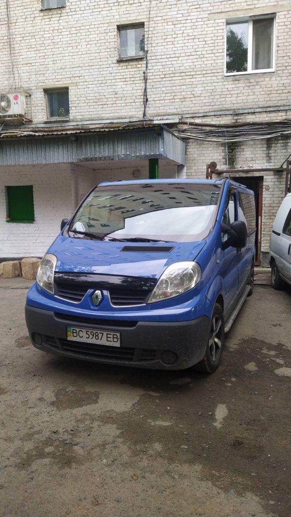 Hood Deflector Short (EuroCap) for Opel Vivaro 2001-2015