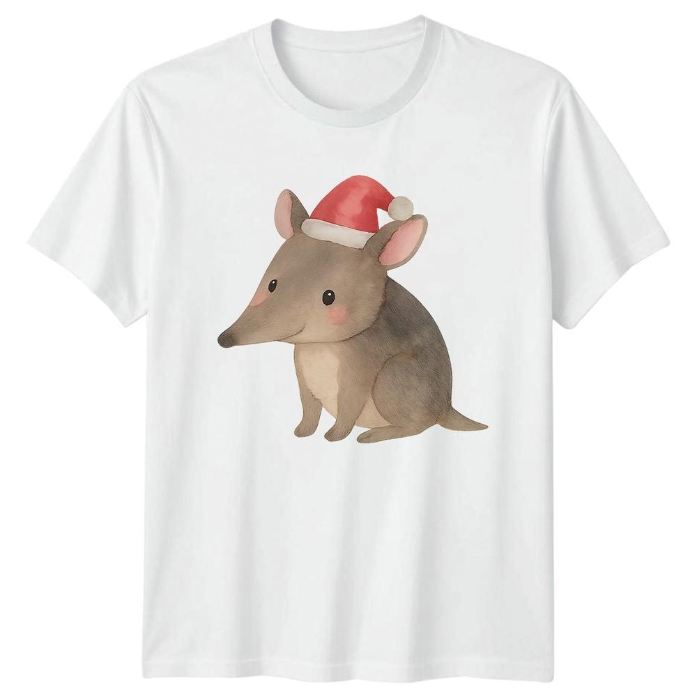 Christmas Bilby Holiday Animals Unisexs TShirt Unisexs Tee Graphic Unisex Top S