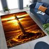 New Pray Jesus Rug for Bedroom Living Room Sofa Home Doormat Decor, Large Kids Play Non-slip Floor Mat