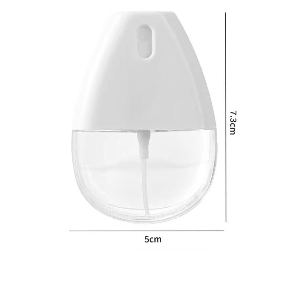 Refillable Spray Dispensing Bottles Press Type Cosmetic Dispensing Bottles Spray Bottle On-the-Go White
