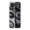 Dragon Design Clear Phone Case For Samsung Z Flip 4 5 Case Thin Transparent High Hard PC Shell On For Galaxy Z Flip 3 5 Cover
