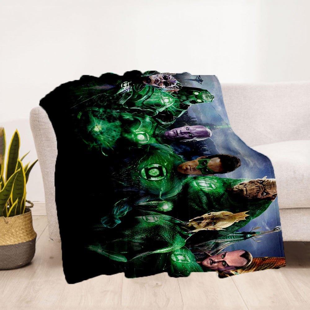 Green Lantern Corps: Guardians of the UniverseBlanket Flannel Throw Blanket for Sofa, Bed, Travel, Camping, Office, Couch, Chair