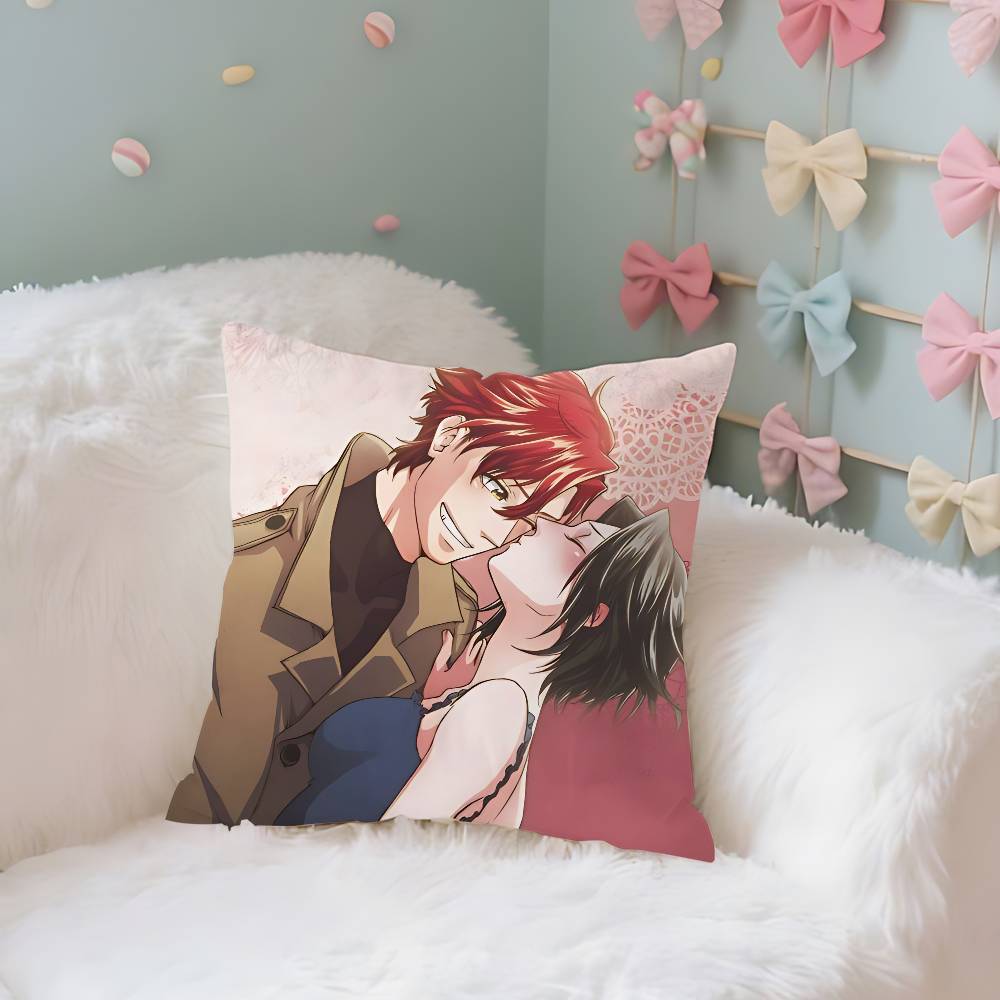 Baccano Anime Pillow Case Throw Pillow Cover Nordic Vintage Style Cushion Covers Home Living Room Sofa Couch Seat