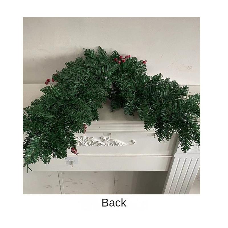 Window Decoration Pendants Easy To Hang Holiday Decoration Simulated Garland Reusable Iron Wire Christmas Decorations Polyester