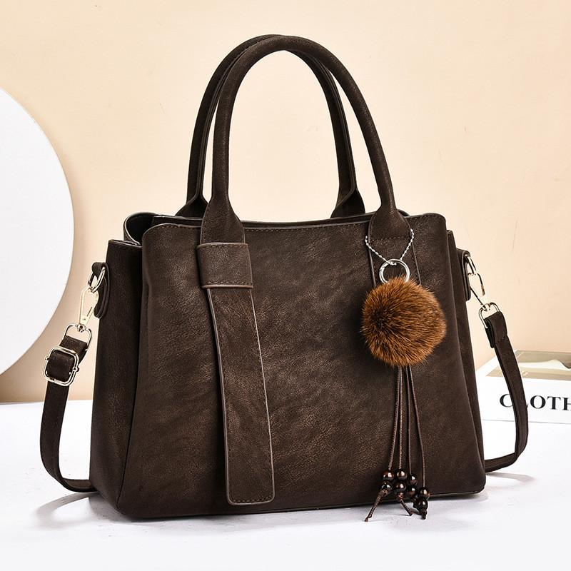 IELGY Retro Fashion Handbag Large Capacity Commuter Messenger Bag