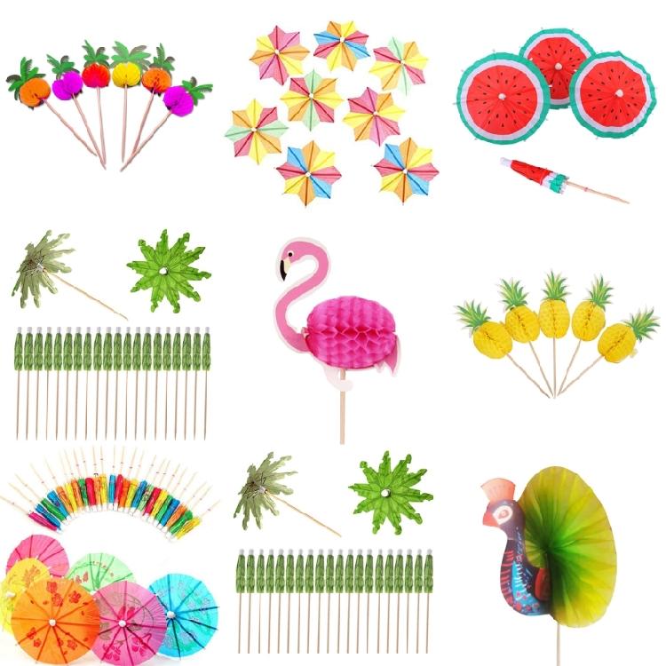 Creative Cocktail Umbrella Picks for Eye-Catching Drink Presentation