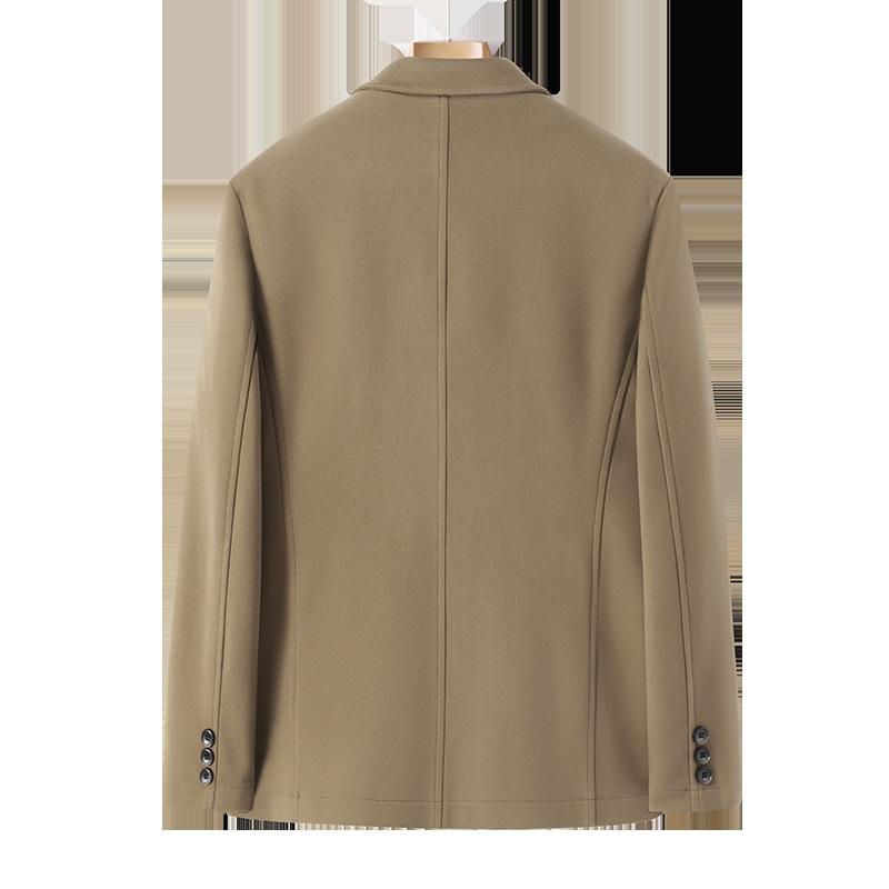 Frühling und Herbst Leichte Luxus Business Single West Mittleren alters und Junge Einfarbig Einreihig Trendy Anzug Jacke