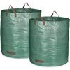 XXL Foldable Garden Bag - Robust and Practical - 2 Pieces - Green