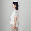 Comme Ca Ism Size Cool-Touch Back-Tuck T-Shirt, L, White, 12-68CK21-205