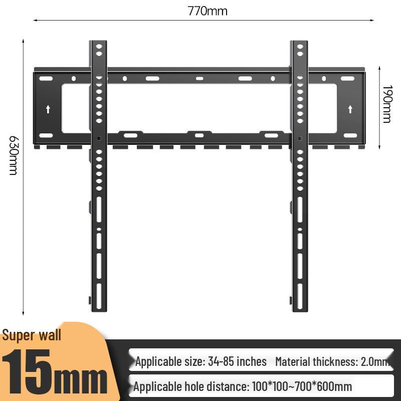 WMB333 Wall TV Mount Bracket for TCL TVs (32"-85")