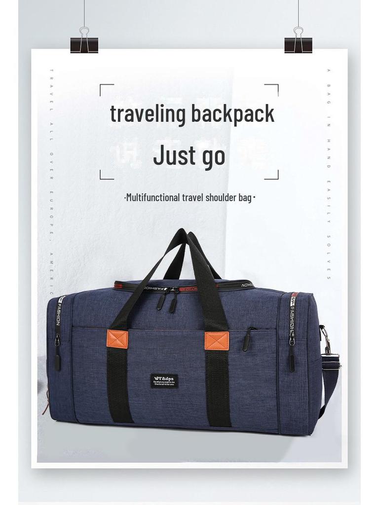 Lightweight Travel Bag: Large Capacity, Folding, Unisex, Portable Luggage & Messenger Bag for Business Trips
