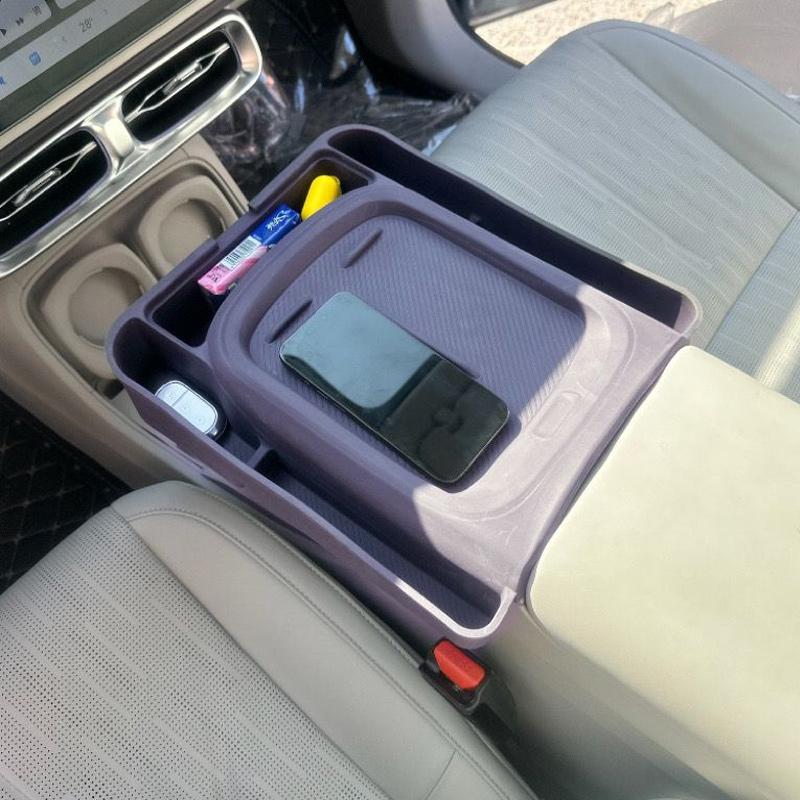 Soft Silicone Car Storage Box For Leapmotor B10 Accessories 2026 2025 Wireless Charging Protect Case Block Dust Panel Container