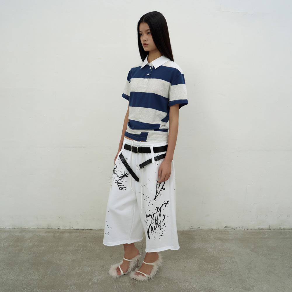 Lcdc Tm Printed Bermuda Sweatpants (White)