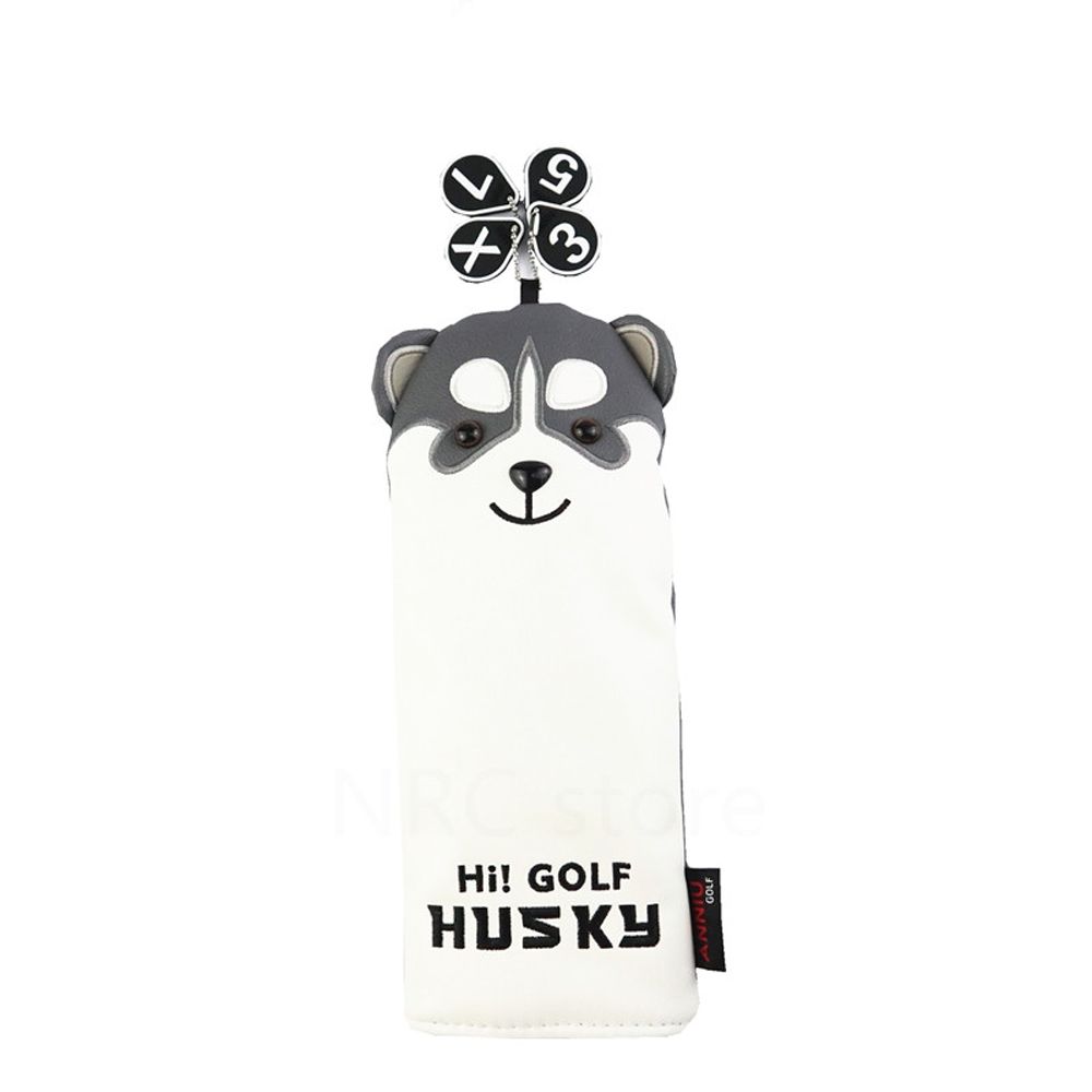 For Hybrid Club Head Protector Husky Design Golf Putter Cover Wood Head Covers Golf Club Headcover
