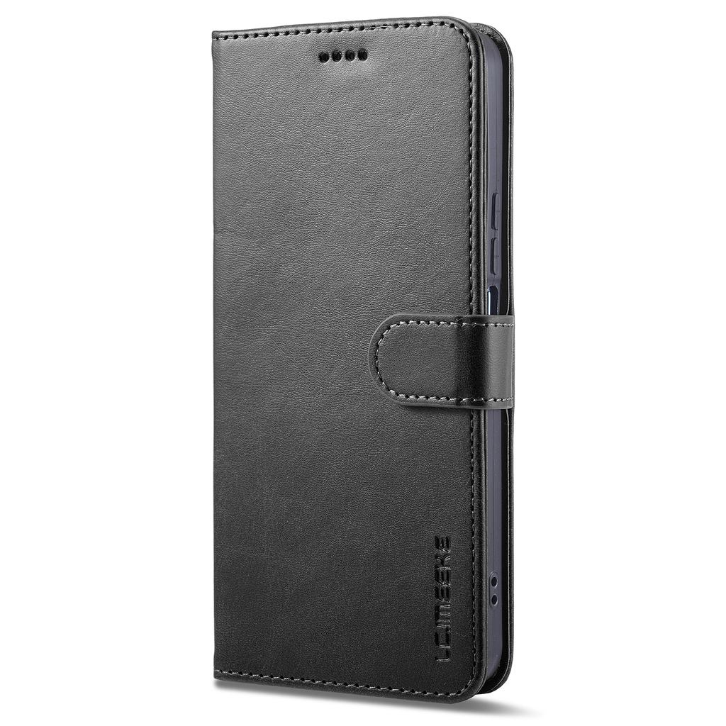 LC.IMEEKE For Honor 90 Lite 5G/X50i 5G Leather Case Calf Texture Stand Phone Cover