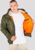 Winter Jacket Alpha Industries MA-1 Hooded (158104) Green (158104-257)