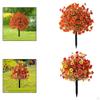 Artificial Flower Garden Stake Yard Decorations Ornament for Porch