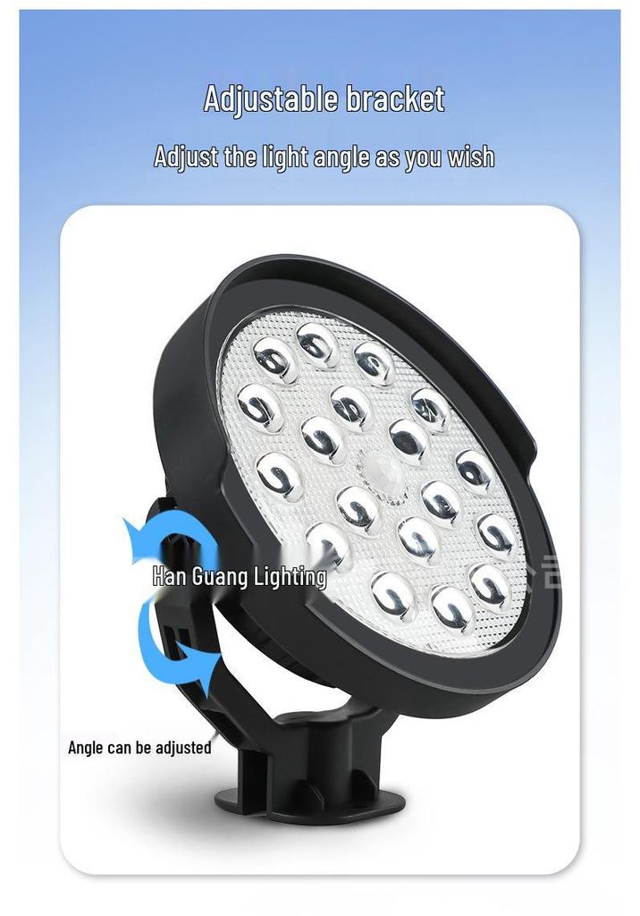 Waterproof Solar Tree Spotlight for Outdoor Courtyard and Garden