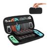 Turquvix Switch 2 Compatible Storage Case, Large Capacity Hard Shell Mobile Case Carrying Bag with 12 Game Card Slots Black