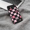 Fresh Checkerboard Soft Silicone phone Case for Samsung Galaxy A73/A71/A72/A70/A53/A52/A51 - Black