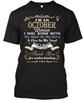 Happy Birthday October Woman Tee T-Shirt Made In the USA Size S To 5XL