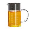 Thickened High-Temperature Resistant Glass Measuring Cup with Handle for Microwave and Baking
