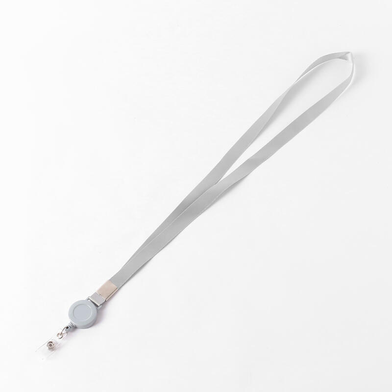 Employee ID Reel Holder Necklace (Gray)