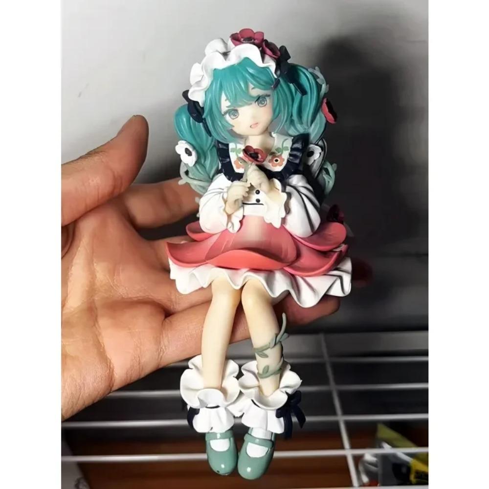 Anime figurka Hatsune Miku Hračky Květinová víla Kolekce MIKU Kawaii Kreslená PVC Akční figurka Model Panenky Narozeniny Dárky Hračky