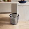 Plastic Trash Basket Thicken Dustbin Washable Transparent Trash Can  Toilet