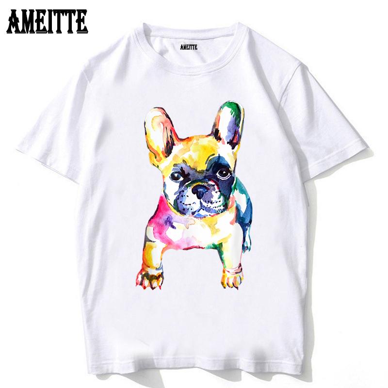 Fashion Men S Short Sleeve Frenchie Mama Print T Shirt French Bulldog Letter Shirt Hip Hop