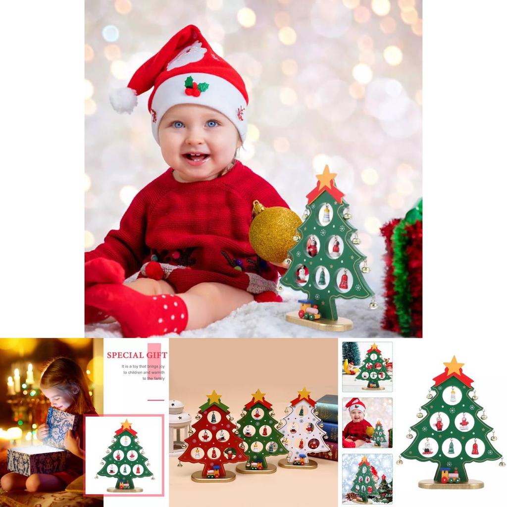 Creative Wooden Christmas Tree Ornament Handcrafted For Festive Holiday Decor