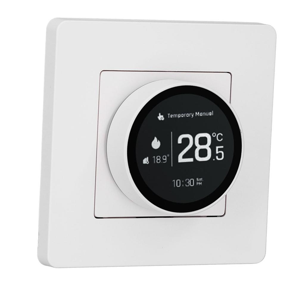 Smart Thermostat for ZigBee Electric Heating Mobile App Timing LCD Display Temperature Controller Switch 95 245VAC White
