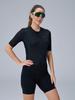 Hiserwa Women's Abdomen Control Cycling Shorts with Silicone Padded Hip Lift