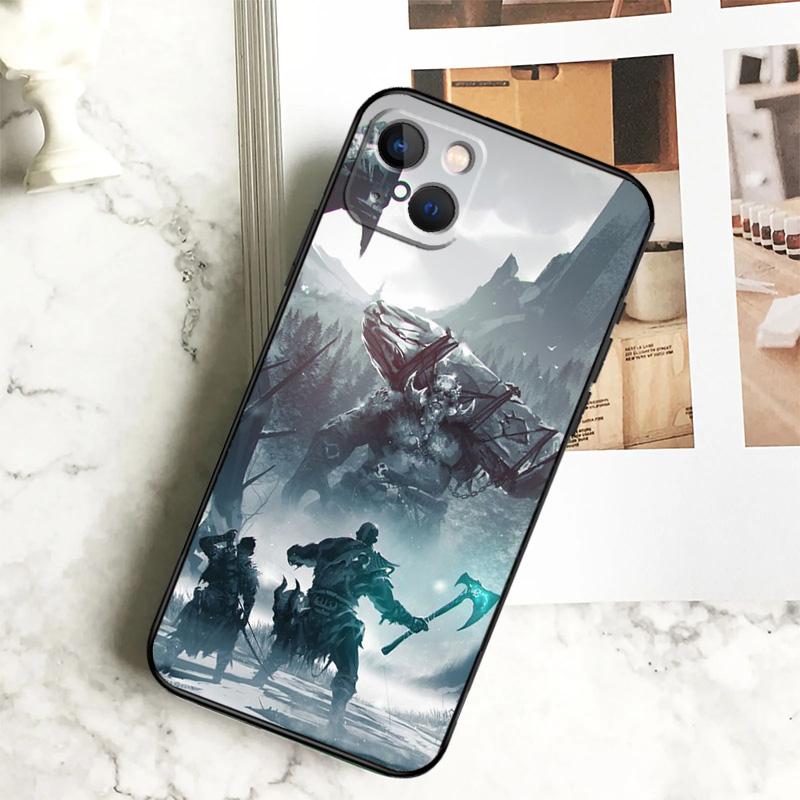 God Of War Funda For iPhone 15 16 13 12 Mini 11 14 Pro Max 7 8 Plus X XR XS Max Phone Case