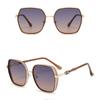 Rimless Sunglasses Women Trendy Driving Sunshade Glasses Women Men Fashion Gradient Lens Sun Glasses Shades for Female