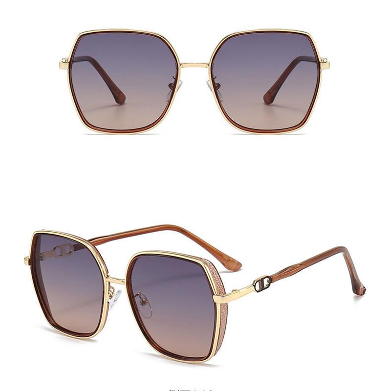 Rimless Sunglasses Women Trendy Driving Sunshade Glasses Women Men Fashion Gradient Lens Sun Glasses Shades for Female