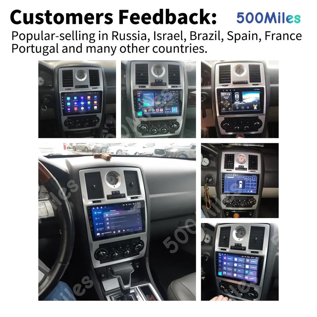 Car Multimedia Player for Chrysler Aspen 300C 2004-2011 2 Din Android Car Radio Stereo GPS Navigation Head Unit Autoradio Audio