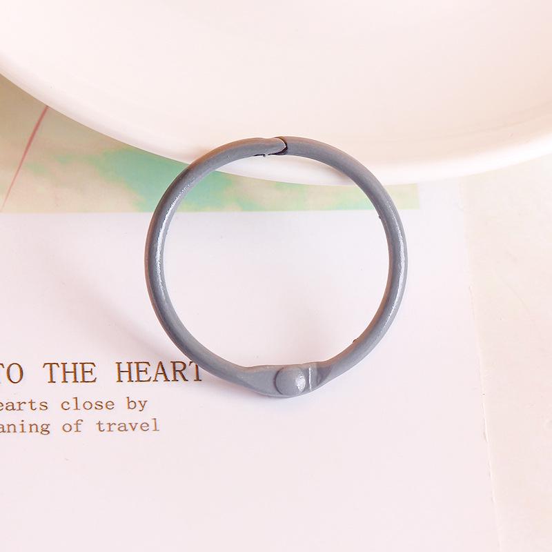 DIY brelok do kluczy: Metalowe ogniwko zaciskowe 30 mm z wykończeniem lakierem wypiekowym