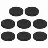 uxcell Vibration Damping Pads for 50mm 10mm EVA High Hardness Cushioning Black Speakers, (8-pack), Height, Vibration-Absorbing Rubber, Foam, 60,